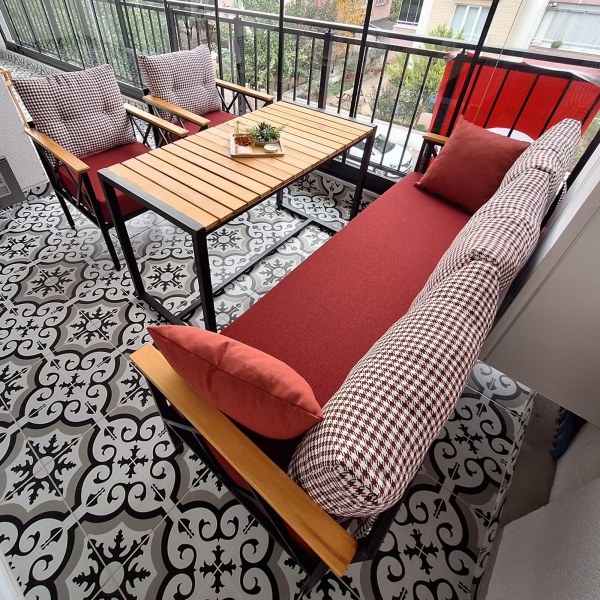 Kızıl Balkon Takımı - Görsel 3